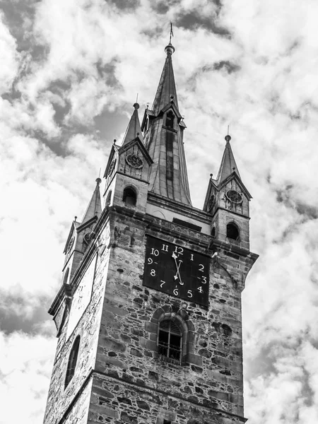 Torre preta em klatovy — Fotografia de Stock