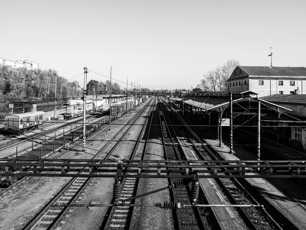 Small railway station — Stock Photo, Image