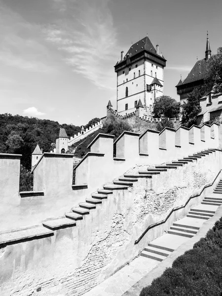 Karlstejn Королівський замок — стокове фото