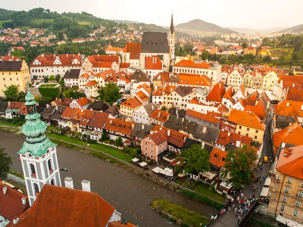 Cesky Krumlov panorama — Zdjęcie stockowe