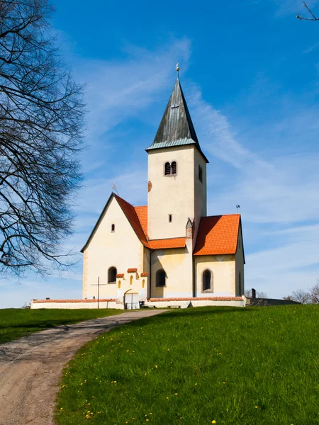 Rural church in Chvojen — Stock Photo, Image