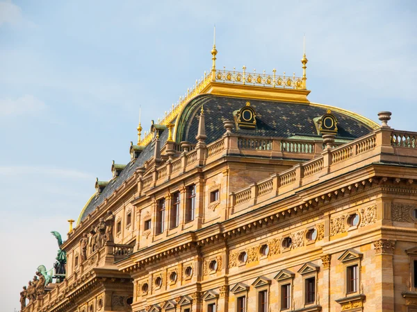 Teatro Nationel de Praga — Foto de Stock