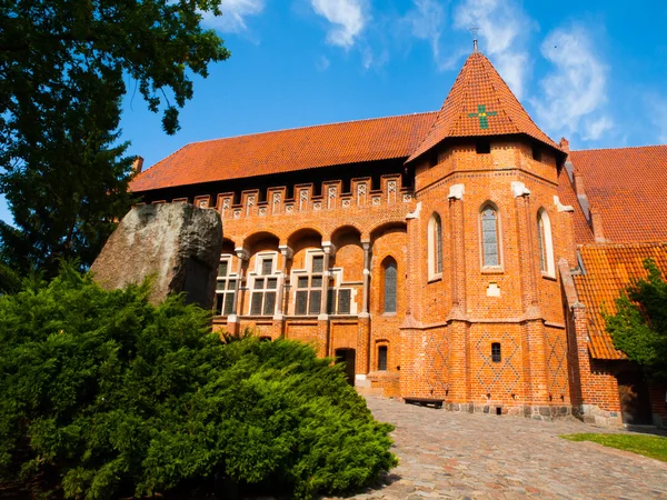 Hlavní nádvoří Malbork — Stock fotografie