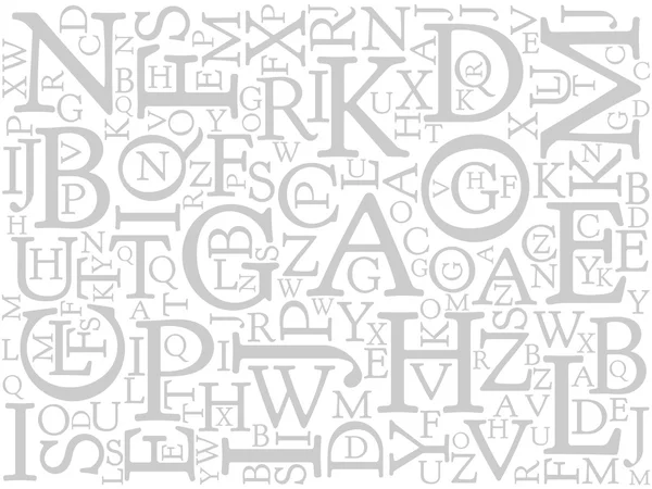 Mosaïque de fond de lettres — Image vectorielle