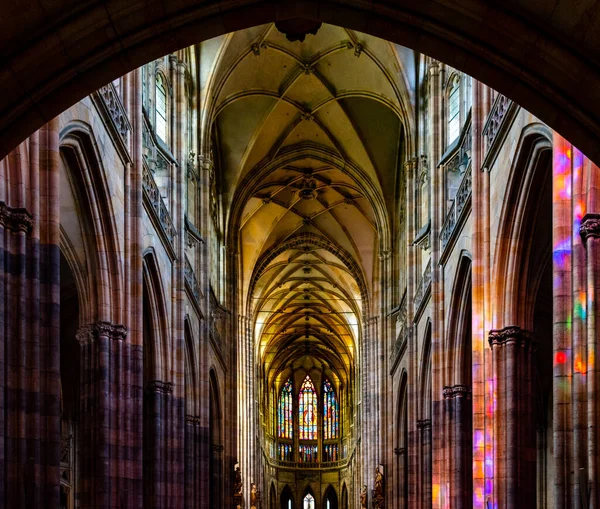 Majestic cathedral interior — Stock Photo, Image