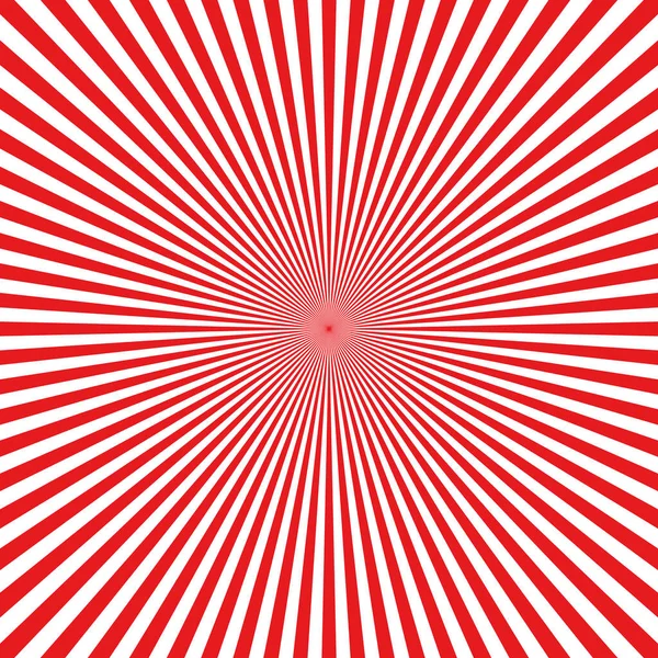 Estallido de sol rojo abstracto — Vector de stock