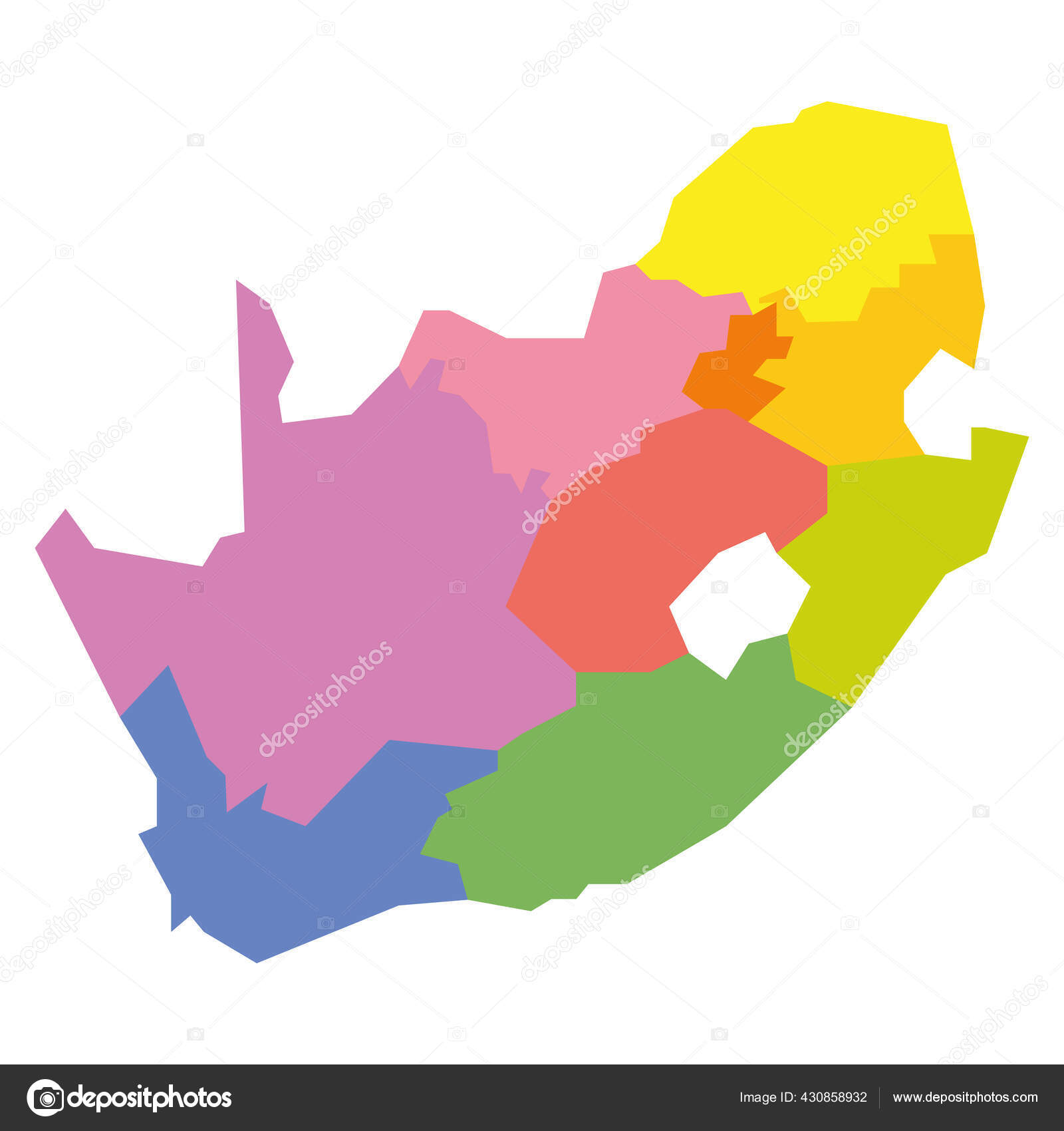 South Africa Political Map Of Administrative Divisions 3D , 48 OFF