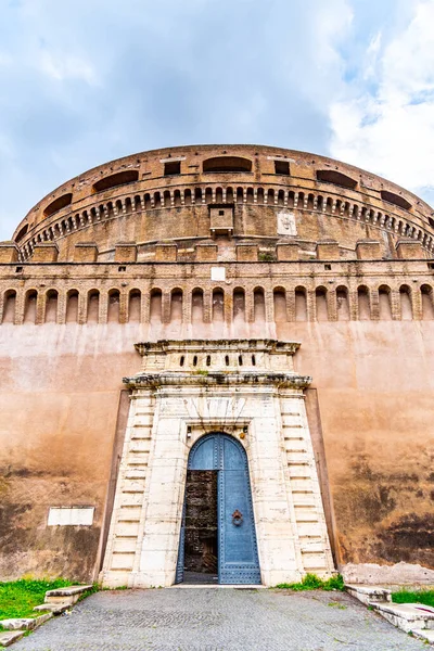 Castel Sant Angelo, o Mausoleo di Adriano, vista dettagliata. Roma, Italia — Foto Stock