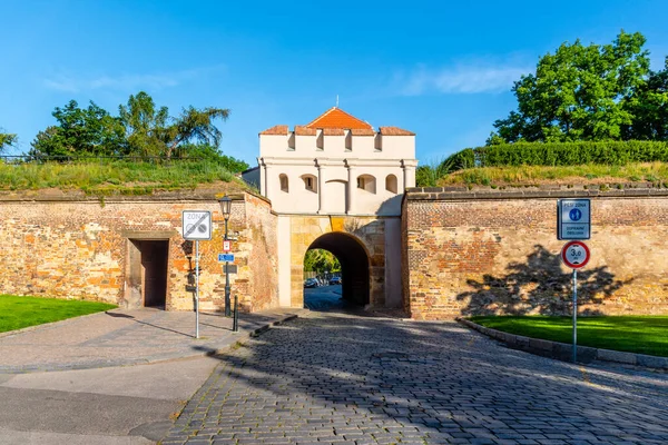 Barokní vstupní brána na Vyšehrad — Stock fotografie