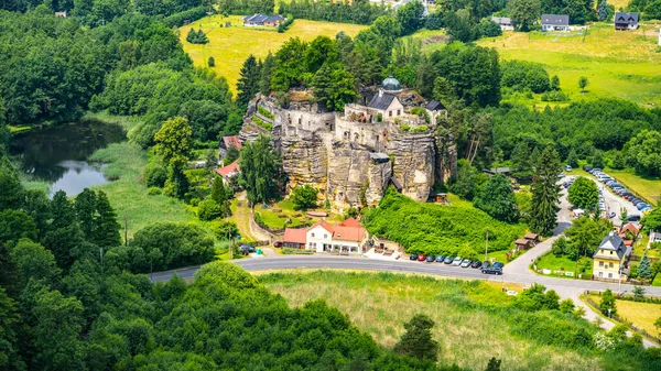 Sloup v Cechach Castle Ruins — Stock Photo, Image