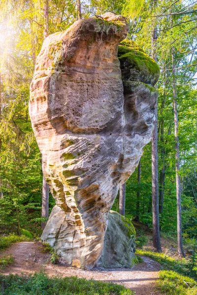Sokolik - jedinečná pískovcová skalní formace — Stock fotografie