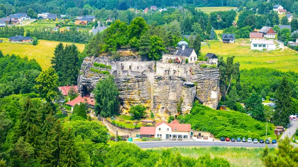 Zřícenina hradu Sloup v Čechách — Stock fotografie