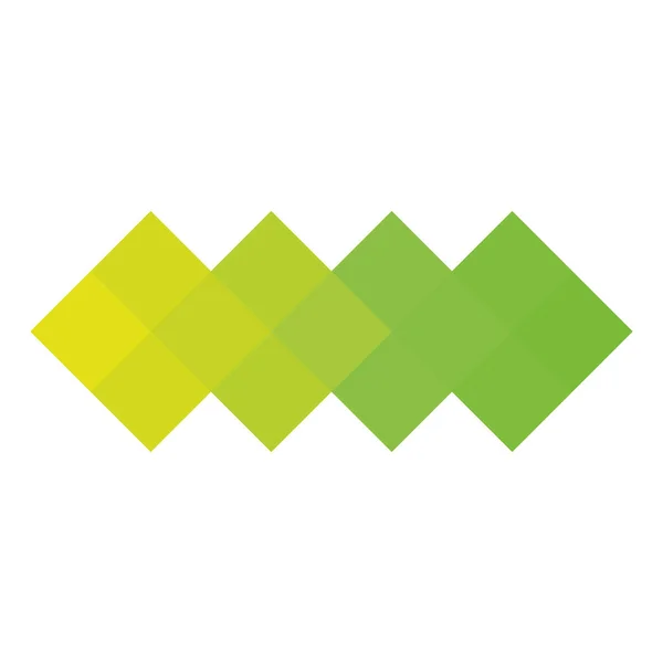Abstract gepixeliseerd mozaïek logo ontwerp — Stockvector