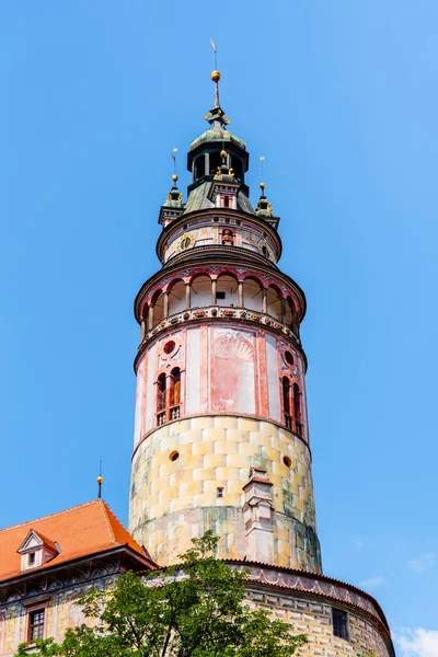 Torre del Castillo en Cesky Krumlov — Foto de Stock