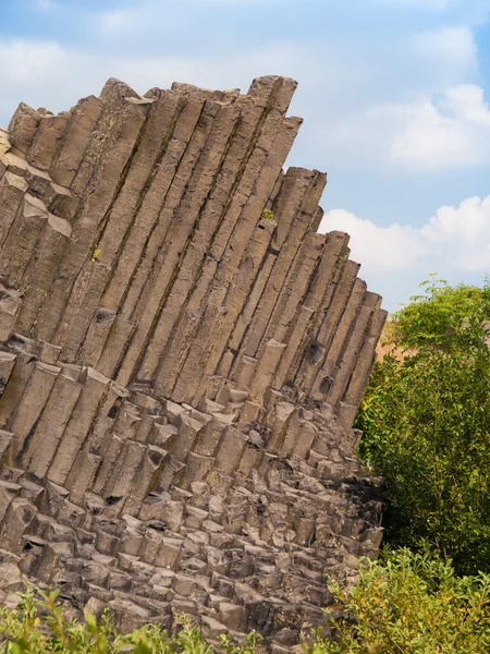 Tubi di organo di basalto - dettaglio — Foto Stock