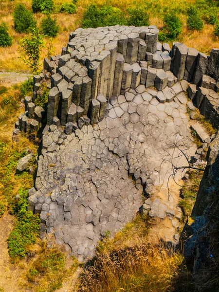 Tubi di organo di basalto - dettaglio — Foto Stock