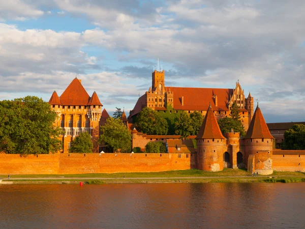 Malborkfestningen – stockfoto