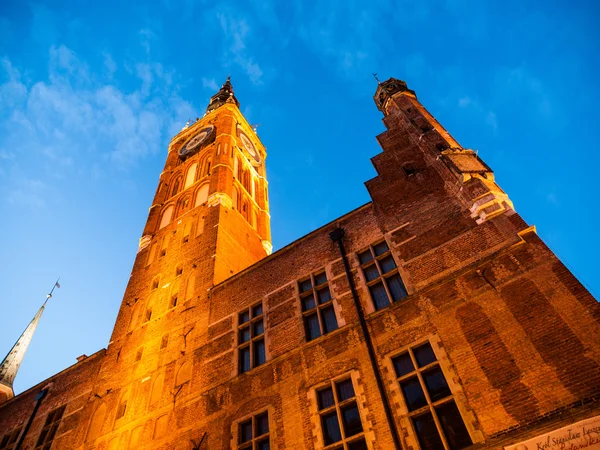 Gdansk Town Hall — Stock Photo, Image