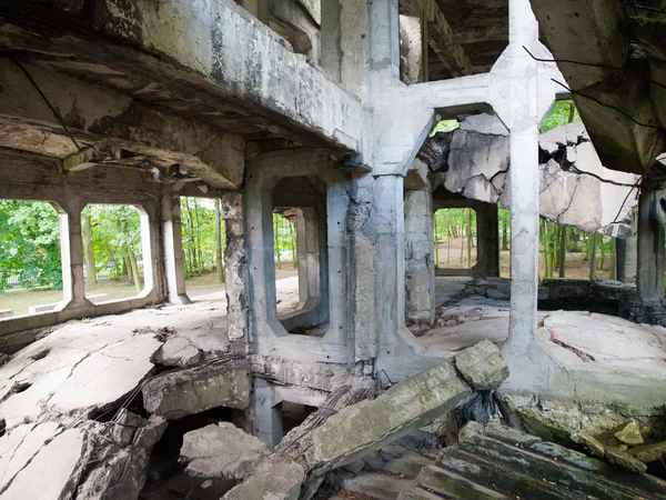 Caserma demolita di Westerplatte — Foto Stock