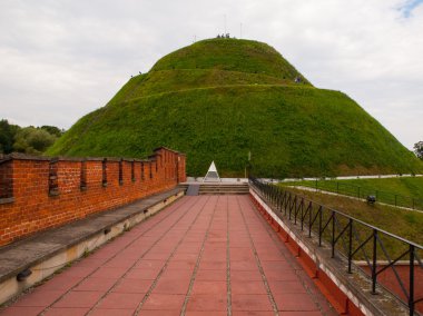 Kosciuszko mound near Krakow clipart