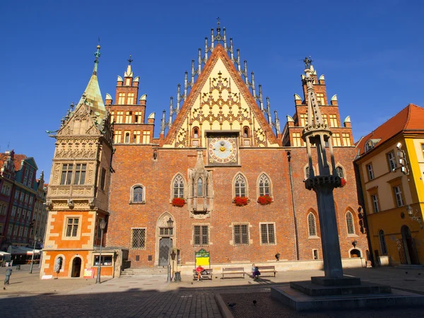 Town Hall in Wroclaw — Stock Photo, Image