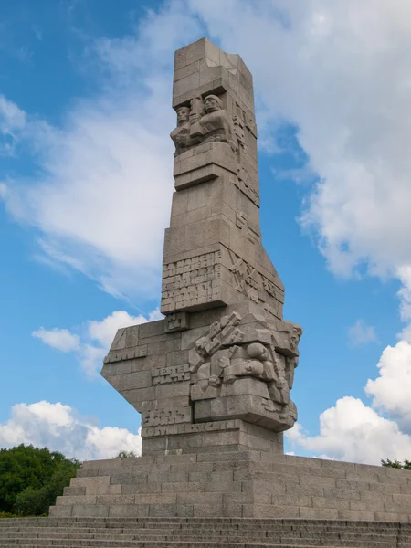 Westerplatte Monument — Stock Photo, Image