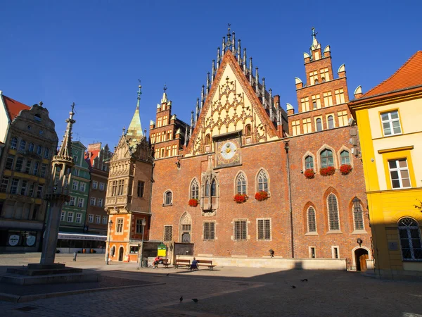 Rådhuset i wroclaw — Stockfoto