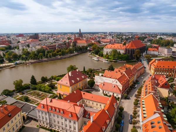 Vista aérea de Wroclaw — Foto de Stock