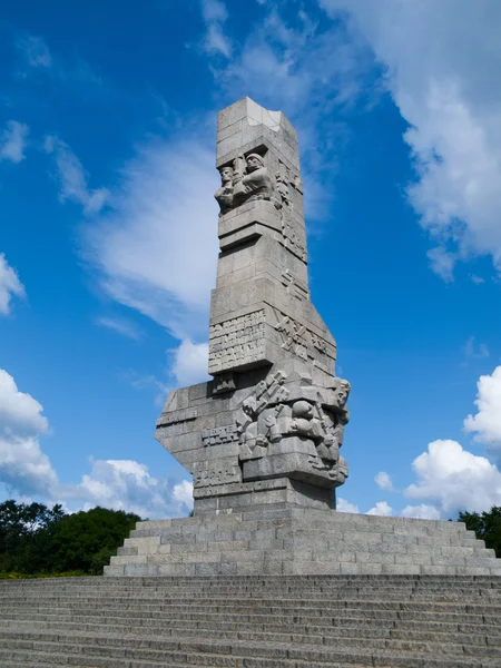 Westerplatte Monument — Stockfoto