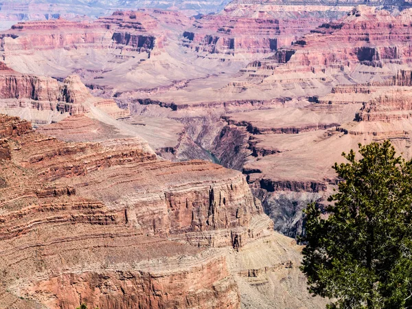 Rode rotsen van grand canyon — Stockfoto