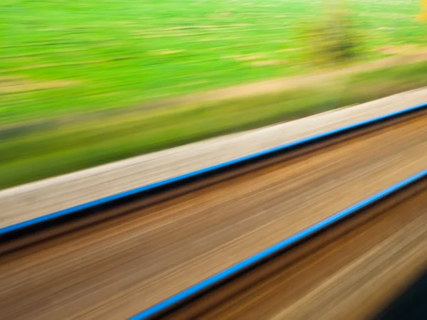 Blurred railroad Royalty Free Stock Photos