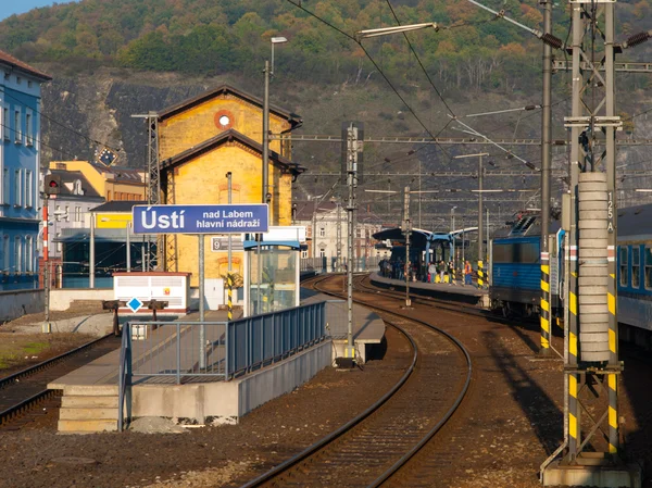 Estação de comboios — Fotografia de Stock