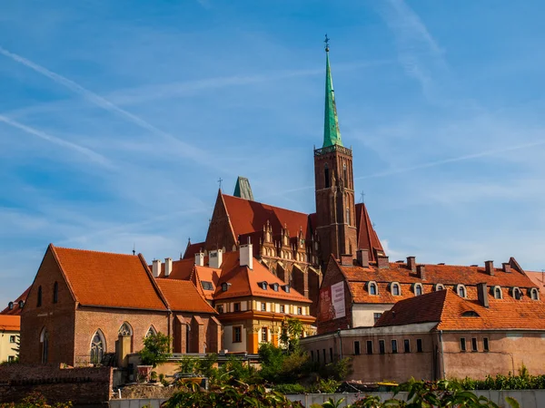 Igreja da Santa Cruz em Wroclaw — Fotografia de Stock