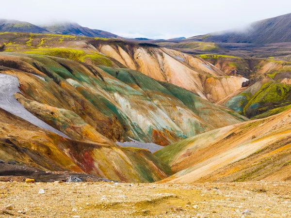 Landmannalaugar colorido arco iris montañas —  Fotos de Stock