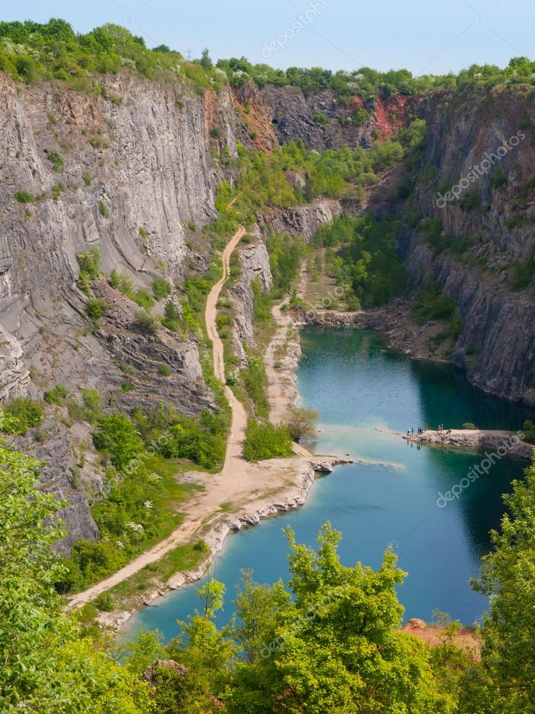 Old lime quarry called Big Amerika Stock Photo by ©pyty 73739879
