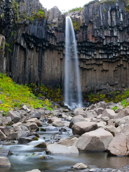 Svartifoss waterfall Royalty Free Stock Images