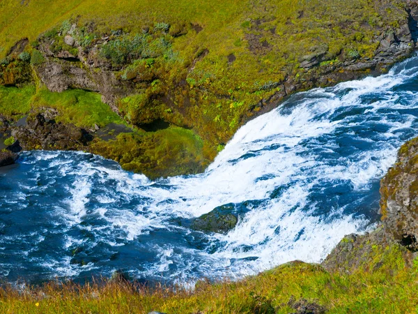 在 Skoga 河上的小瀑布 — 图库照片