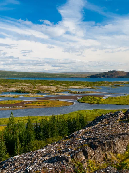 Thingvellir 湖 — 图库照片