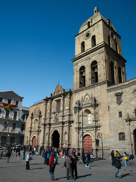 Kathedraal van San Francisco in La Paz — Stockfoto