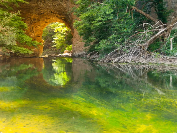 Ponte natural grande em Rakov Skocjan — Fotografia de Stock