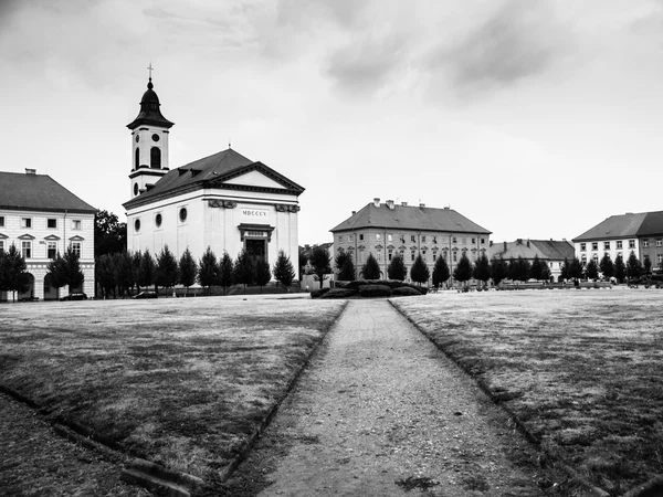 Plaza de la ciudad en Terezin —  Fotos de Stock