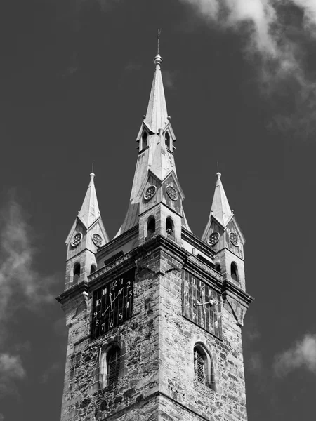 Torre preta em klatovy — Fotografia de Stock