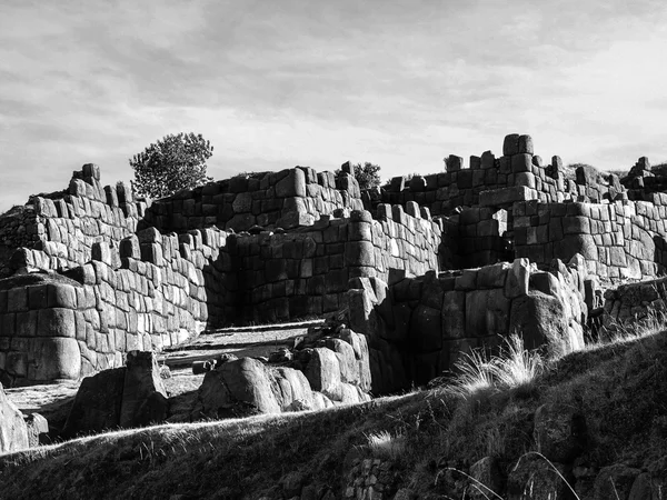 Форт від Саксайуаман поблизу Cusco — стокове фото