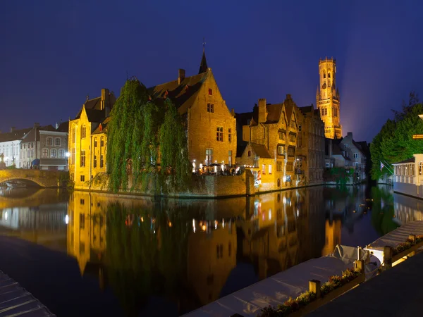Bruges geceleri — Stok fotoğraf