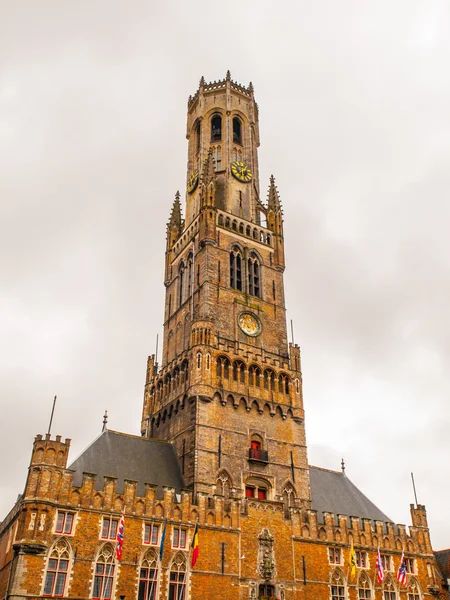 Harangláb torony Bruges — Stock Fotó