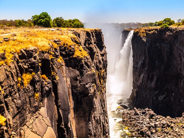 Vue majestueuse des chutes Victoria — Photo