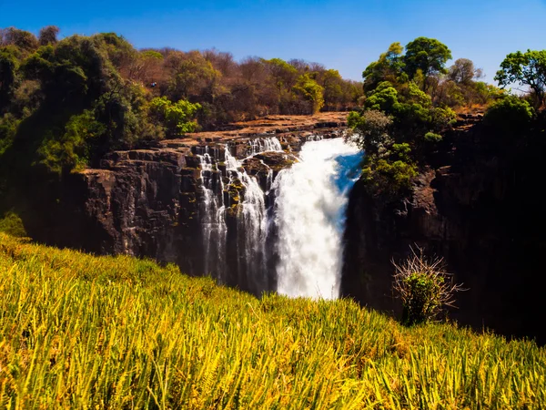 Fenséges kilátás Victoria Falls — Stock Fotó