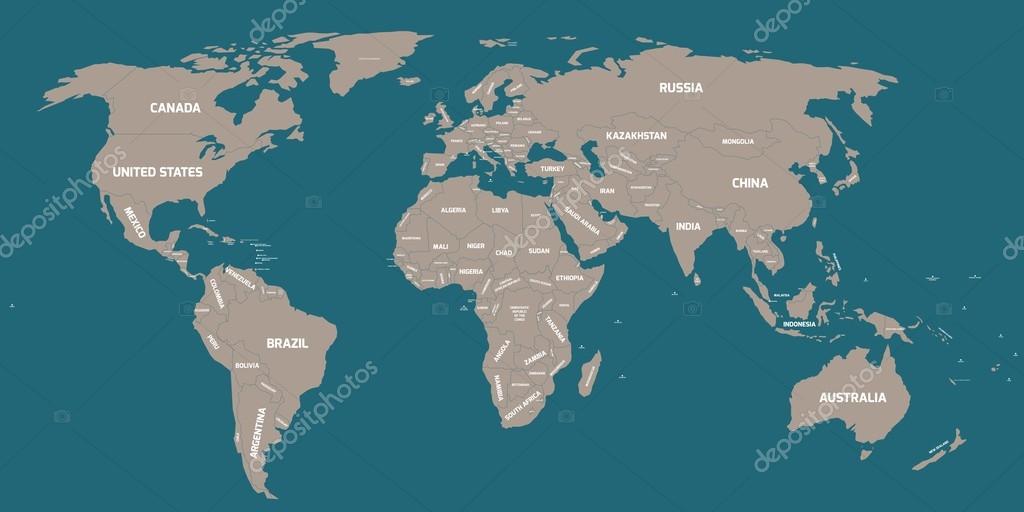 Karta över Världen | Karta