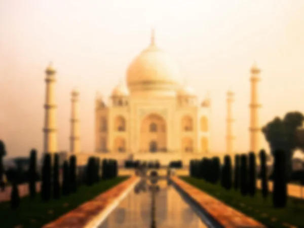 Taj Mahal borrosa —  Fotos de Stock