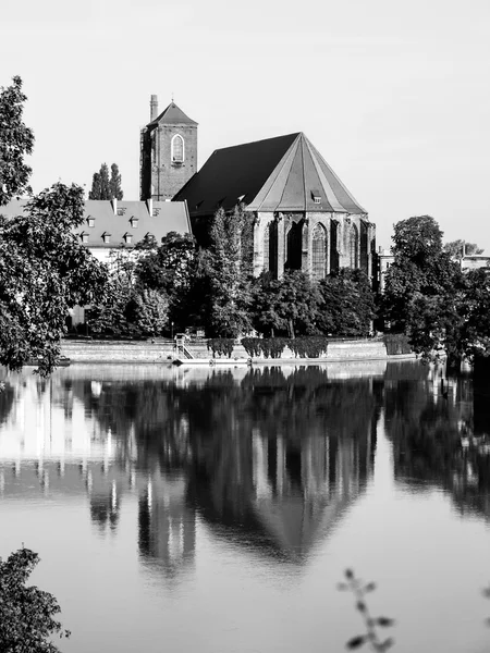 Church of Saint Mary on Piasek Island in Wroclaw — Stock Photo, Image